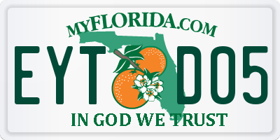 FL license plate EYTD05