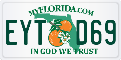 FL license plate EYTD69