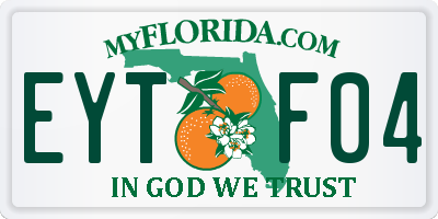 FL license plate EYTF04