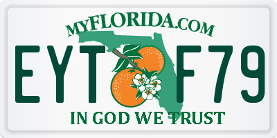 FL license plate EYTF79