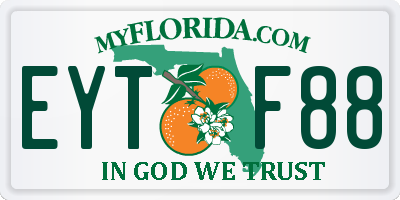 FL license plate EYTF88