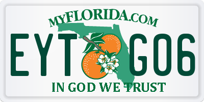 FL license plate EYTG06
