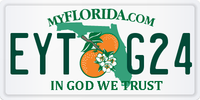 FL license plate EYTG24