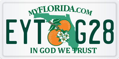 FL license plate EYTG28