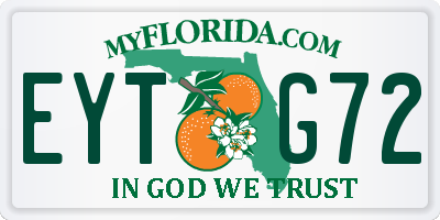 FL license plate EYTG72