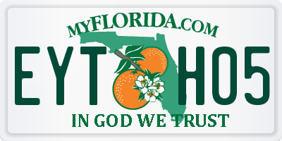FL license plate EYTH05