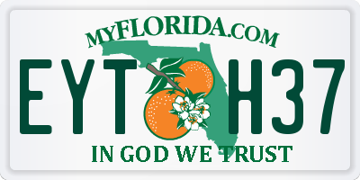FL license plate EYTH37