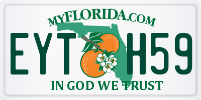 FL license plate EYTH59