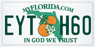 FL license plate EYTH60