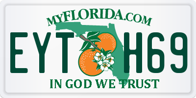 FL license plate EYTH69