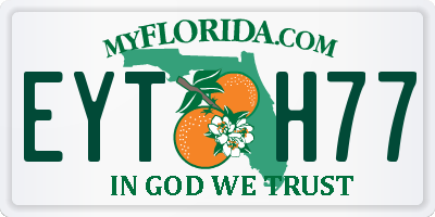 FL license plate EYTH77