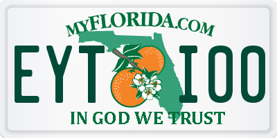 FL license plate EYTI00