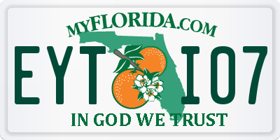 FL license plate EYTI07