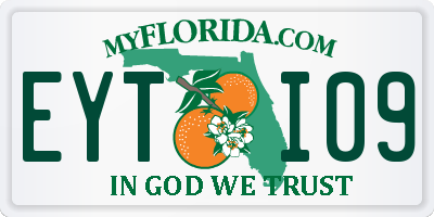 FL license plate EYTI09