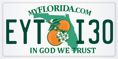 FL license plate EYTI30
