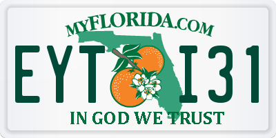 FL license plate EYTI31