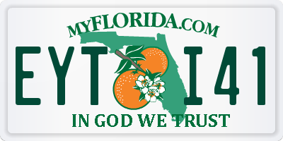 FL license plate EYTI41