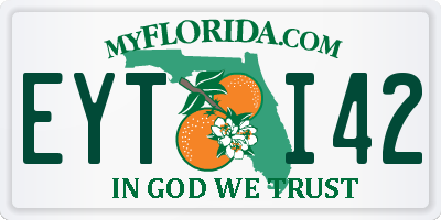 FL license plate EYTI42