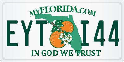FL license plate EYTI44