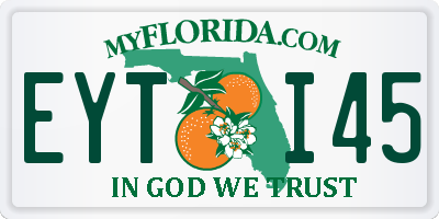 FL license plate EYTI45
