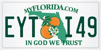 FL license plate EYTI49