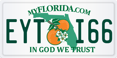 FL license plate EYTI66