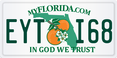 FL license plate EYTI68
