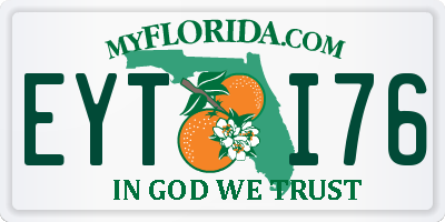 FL license plate EYTI76