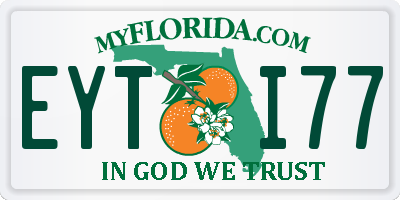 FL license plate EYTI77