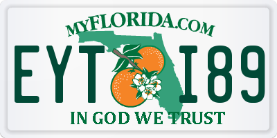 FL license plate EYTI89