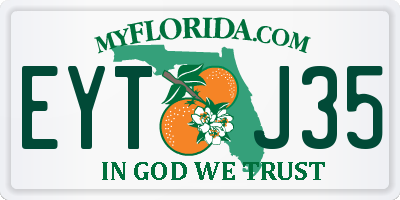 FL license plate EYTJ35