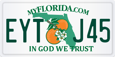 FL license plate EYTJ45