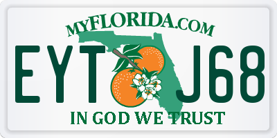 FL license plate EYTJ68
