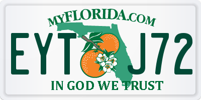 FL license plate EYTJ72
