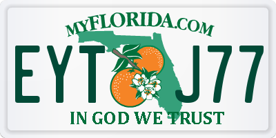 FL license plate EYTJ77