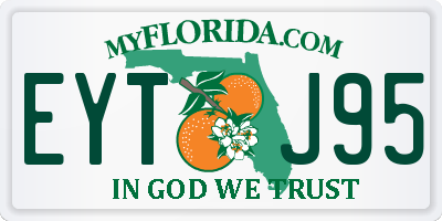 FL license plate EYTJ95