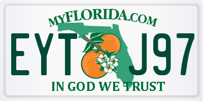 FL license plate EYTJ97
