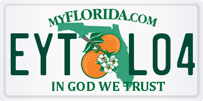 FL license plate EYTL04