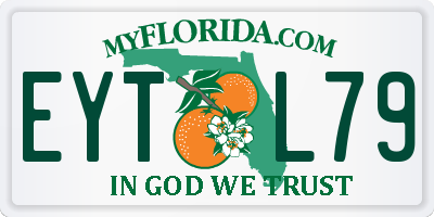 FL license plate EYTL79