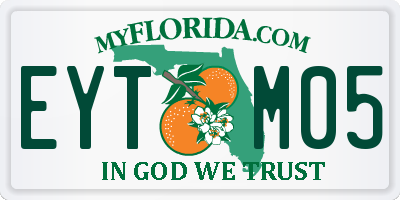 FL license plate EYTM05
