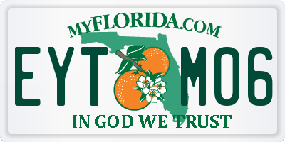 FL license plate EYTM06