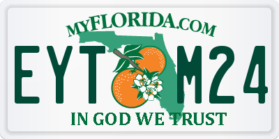 FL license plate EYTM24