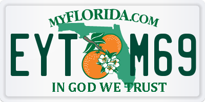 FL license plate EYTM69