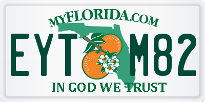 FL license plate EYTM82