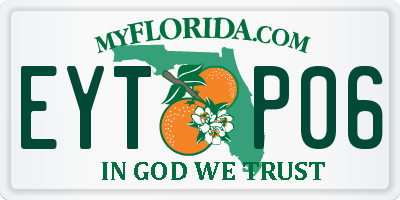 FL license plate EYTP06