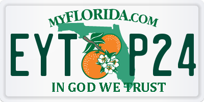 FL license plate EYTP24