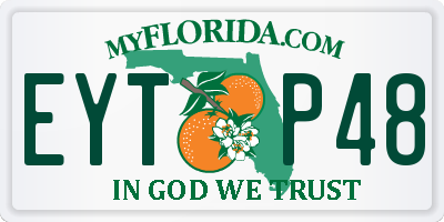 FL license plate EYTP48