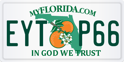 FL license plate EYTP66