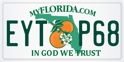 FL license plate EYTP68