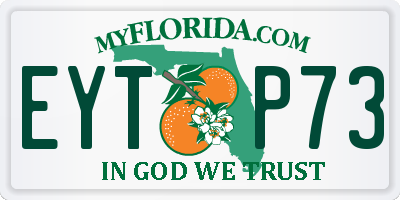 FL license plate EYTP73